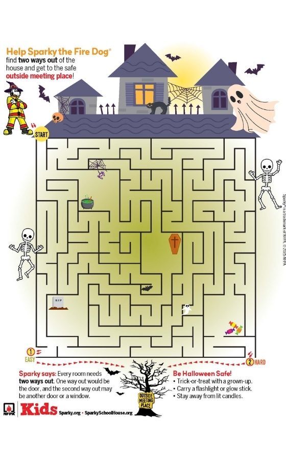 Sparky's Spooky Maze!