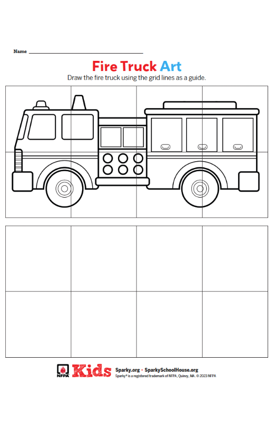 Fire Truck Coloring Books for Kids Ages 4-8: with Bonus Activity