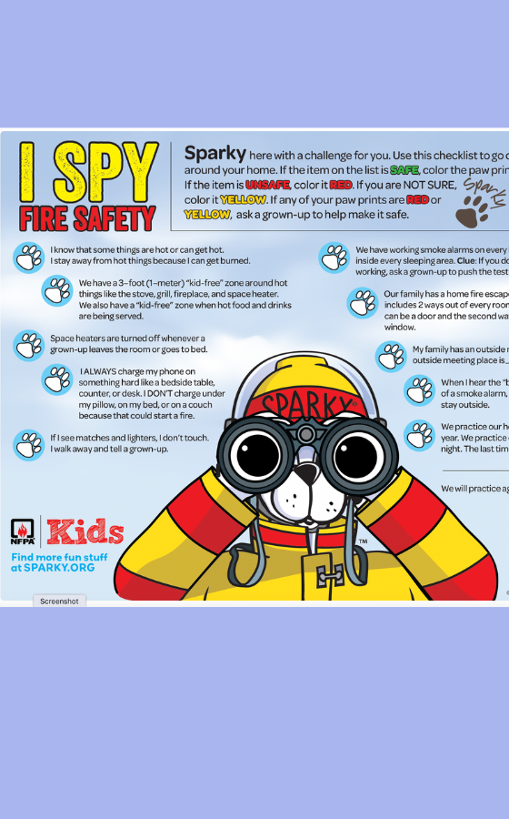 I Spy Checklist