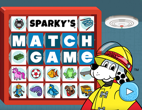 Sparky's Matching Game